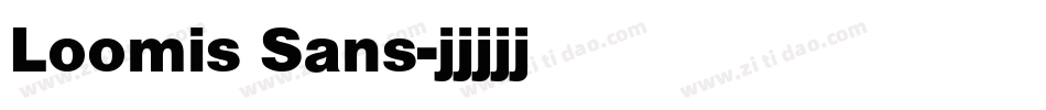 Loomis Sans字体转换
